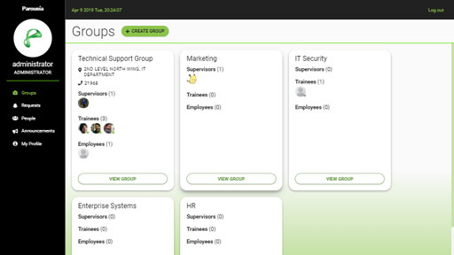 Attendance Web App screenshot